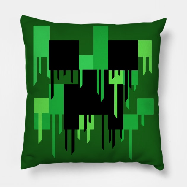 Melting Creeper 1 Pillow by TASCHE