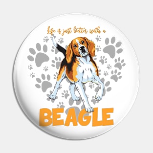 Life is just better with a Beagle! Pin