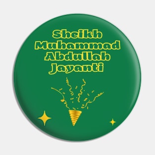 Indian Festivals - Sheikh Muhammad Abdullah Jayanti Pin