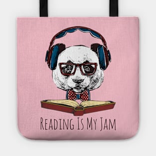 Reading is my jam! Tote