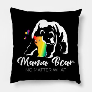 Equal Mom LGBT Mama Bear Gay Pride Pillow