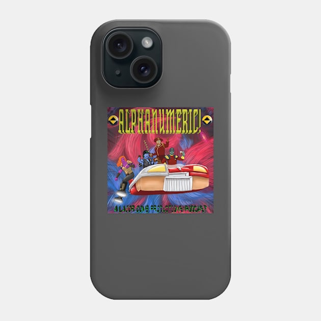 ALPHANUMERIC! v2 Phone Case by Lazor Comb Productions