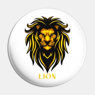 Lion Bravery: Embrace Your Inner Courage Pin