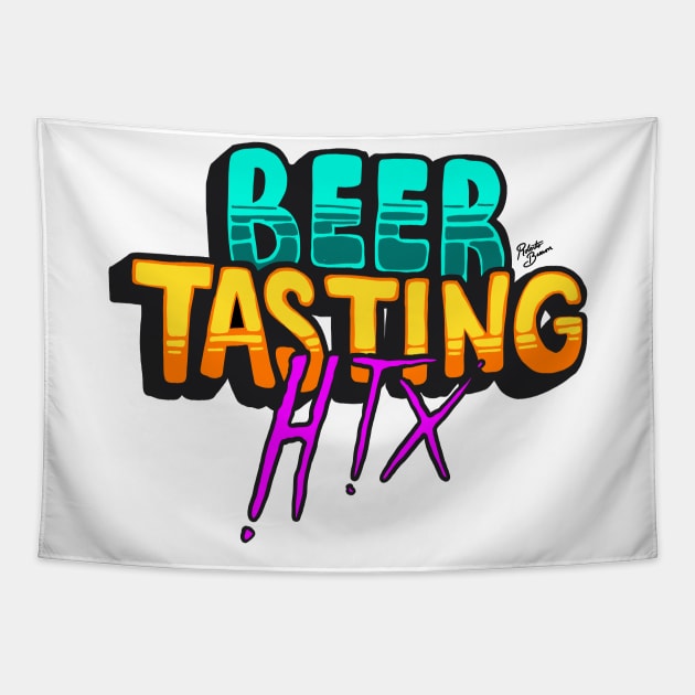 Beer Tasting Houston Logo (REMIX 1) Tapestry by BeerTastingHouston