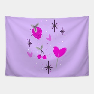 Pink sweet treats Tapestry