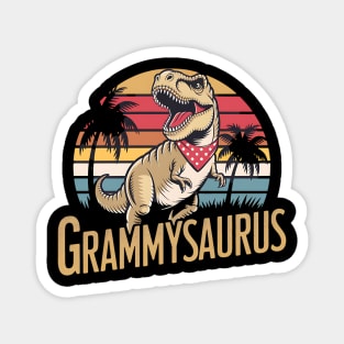 Grammysaurus T Rex Dinosaur Grammy Saurus Mother's Day Magnet