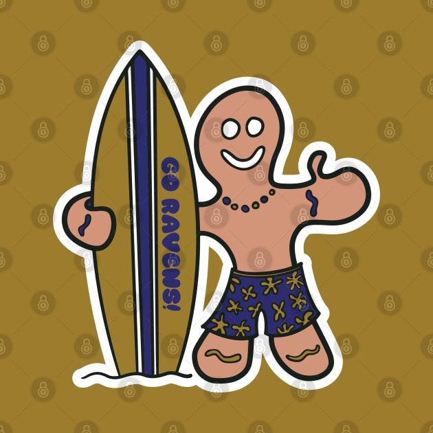 Surfs Up for the Baltimore Ravens! by Rad Love