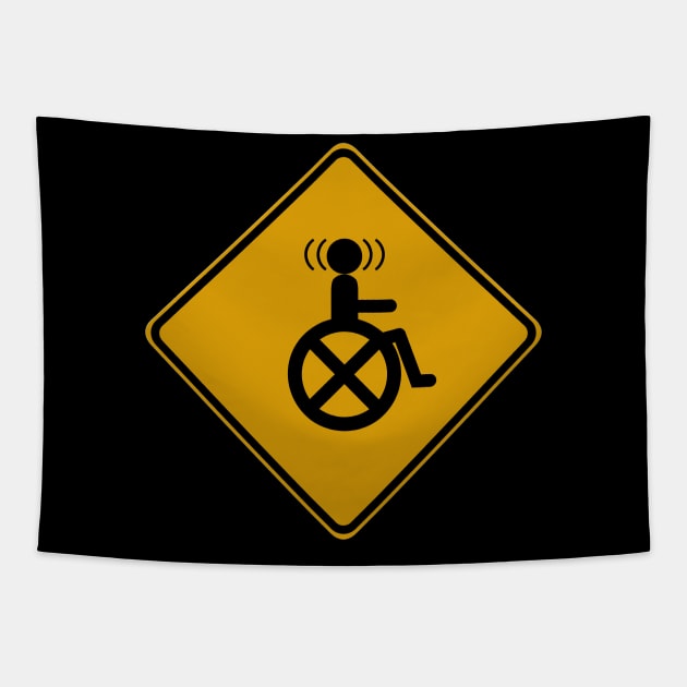 Professor X Crossing Tapestry by rturnbow
