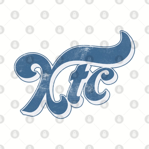 XTC ///// Retro Fan Art Typography Design by DankFutura