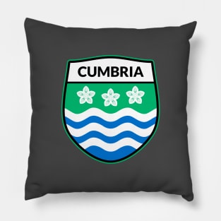 Cumbria Flag Badge Pillow