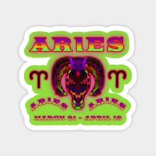 Aries 8a Chartreuse Magnet