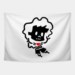 The Last Zombie Boy Jumping Rope Tapestry