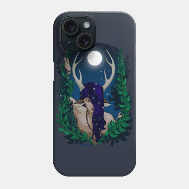 Night Faun Phone Case by Von Plundercat