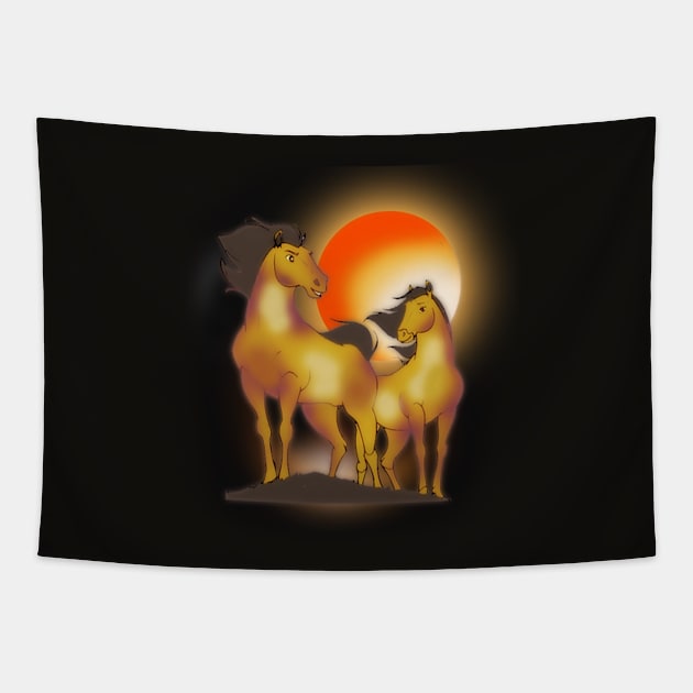 horse Tapestry by KareemTengo