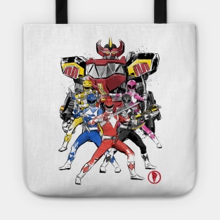 Power Rangers sumi e Tote