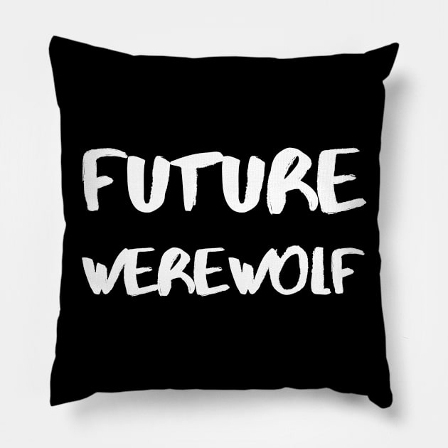 Future Werewolf – White Pillow by KoreDemeter14