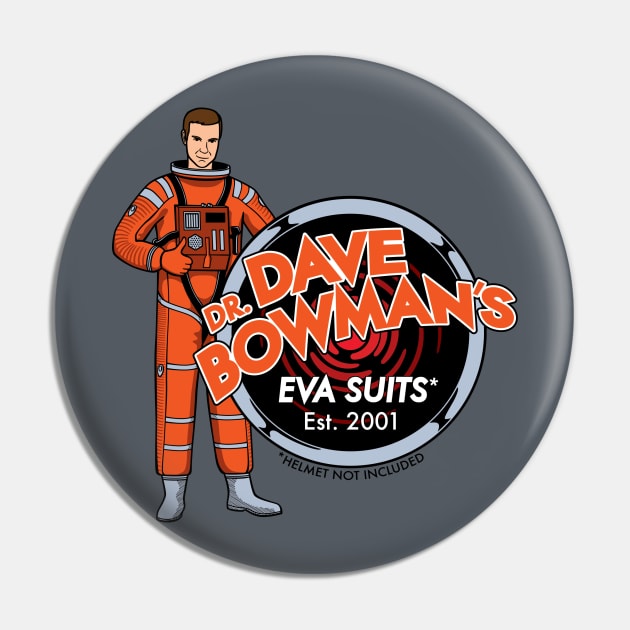 Dave Bowman's EVA Suits Pin by DoodleDojo