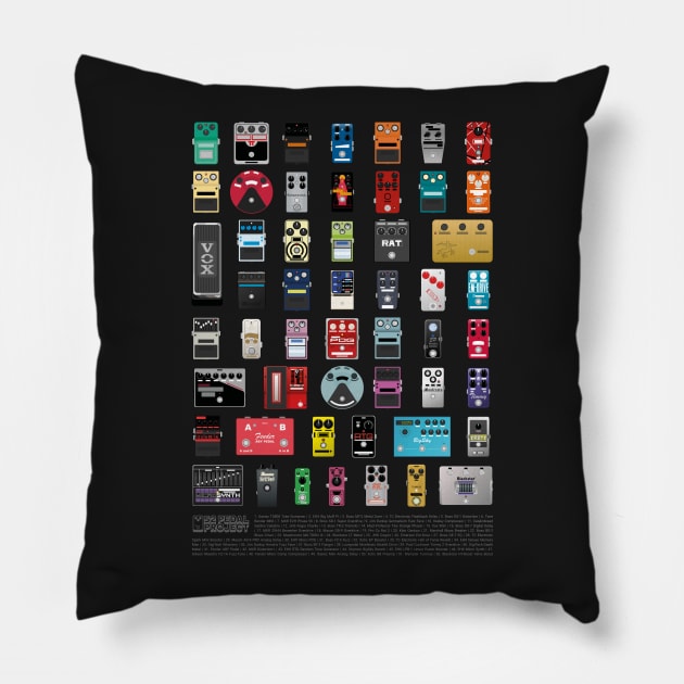 The 52 Pedal Project Pillow by d13design