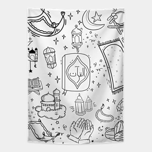 Ramadan pattern Tapestry