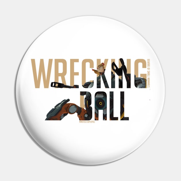 Wrecking Ball - Overwatch Pin by Rendi_the_Graye