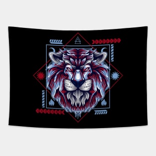 lion artwork Tapestry