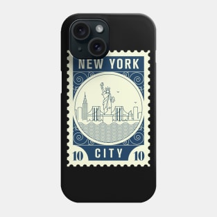 New York Stamp Design Phone Case