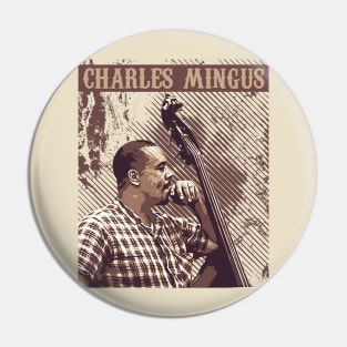 Charles Mingus // Jazz vintage Pin