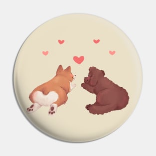 Puppy Love Butts Pin