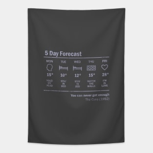 Friday I'm in love Forecast Tapestry