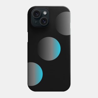 Cyan Blue Gradient Phone Case