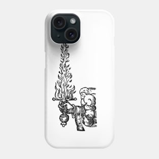 Flaming Sword Phone Case