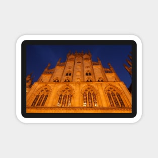 Town hall, dusk, evening, Munster, city, Westphalia Magnet