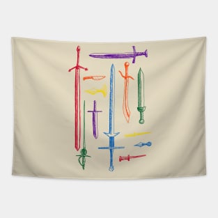 Pride Swords Tapestry