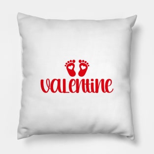 Littlest Valentine Coming Soon, Valentines Day Pregnancy Announcement Pillow