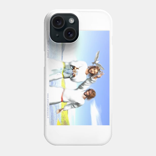 Baptism of Christ Phone Case by Andrea Matarazzo