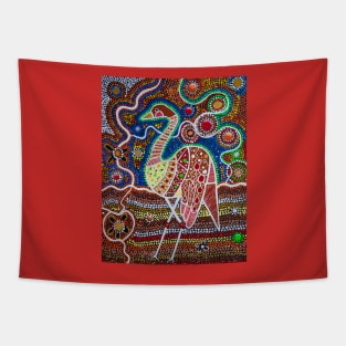 "Emu-In-The-Sky 2" Tapestry