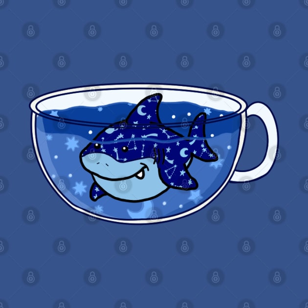 Sleepy Shark Tea by Octopus Cafe