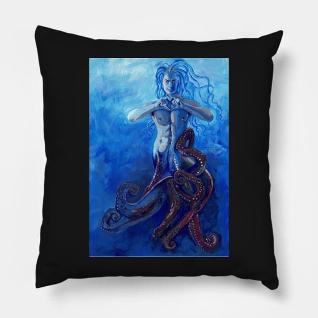 Tentacle Valentine II Pillow by HintermSpiegel