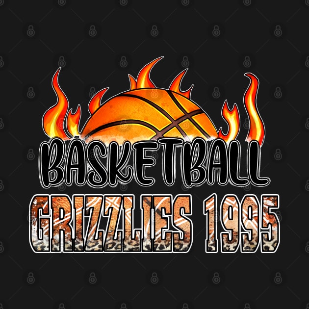 Classic Basketball Design Grizzlies Personalized Proud Name by Irwin Bradtke