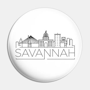 Savannah Minimal Skyline Pin