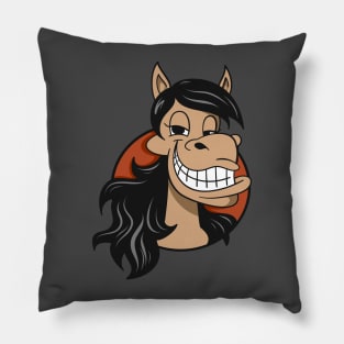 smile horse Pillow