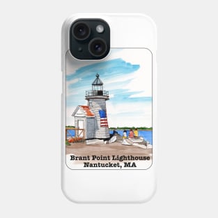 Brant Point Lighthouse Phone Case