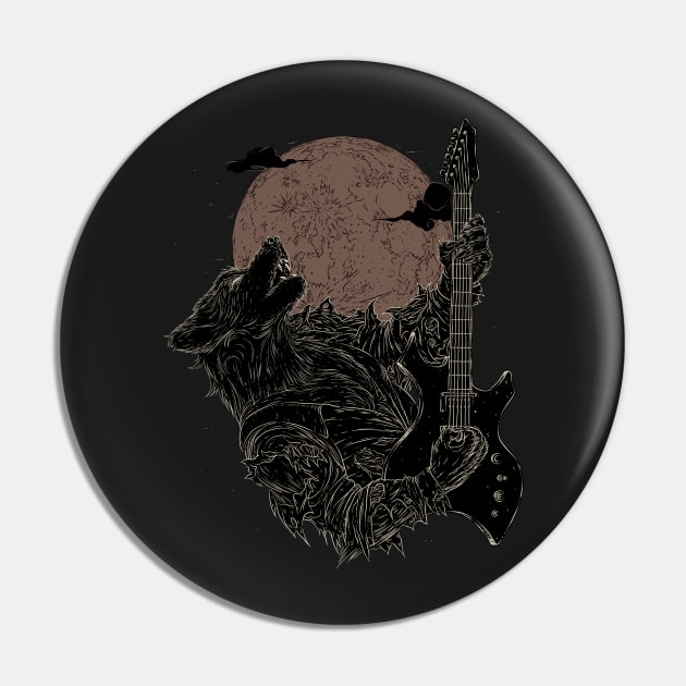 The Rock Werewolf Pin by javirams