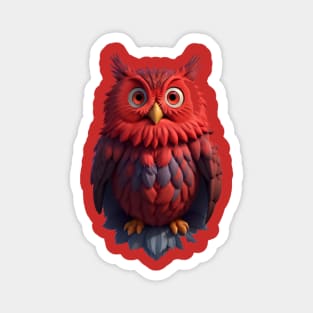 FUNNY OWL Magnet