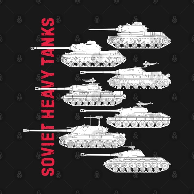 Soviet heavy tanks (Joseph Stalin Family of tanks) by FAawRay