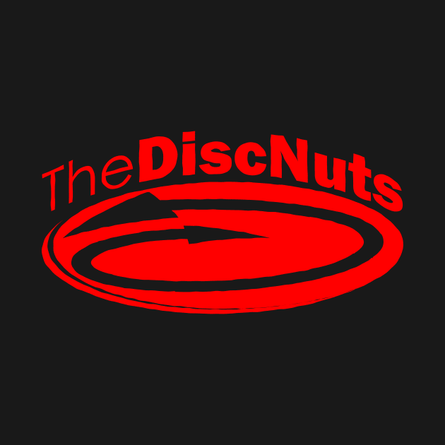 The DiscNuts Logo in Red by The DiscNuts