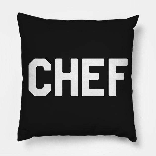 Chef Pillow by kdpdesigns