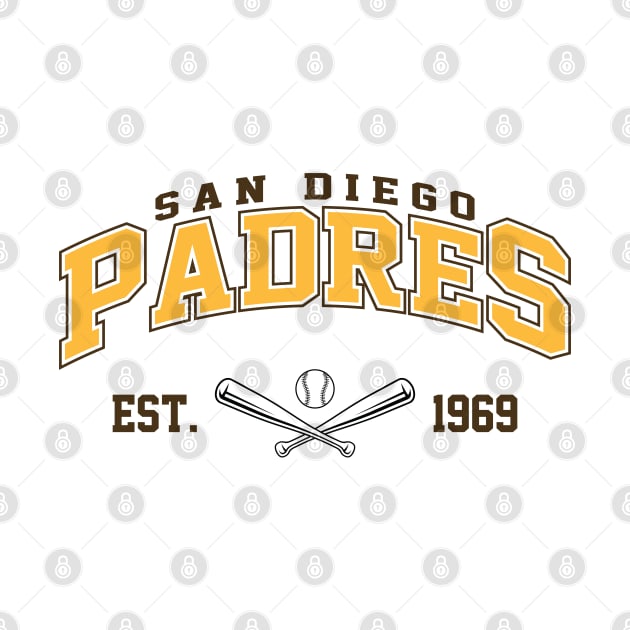 Retro Padres by Cemploex_Art