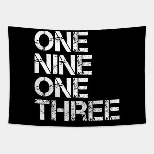 Delta 1913 One Nine Sigma One Three Theta Tapestry