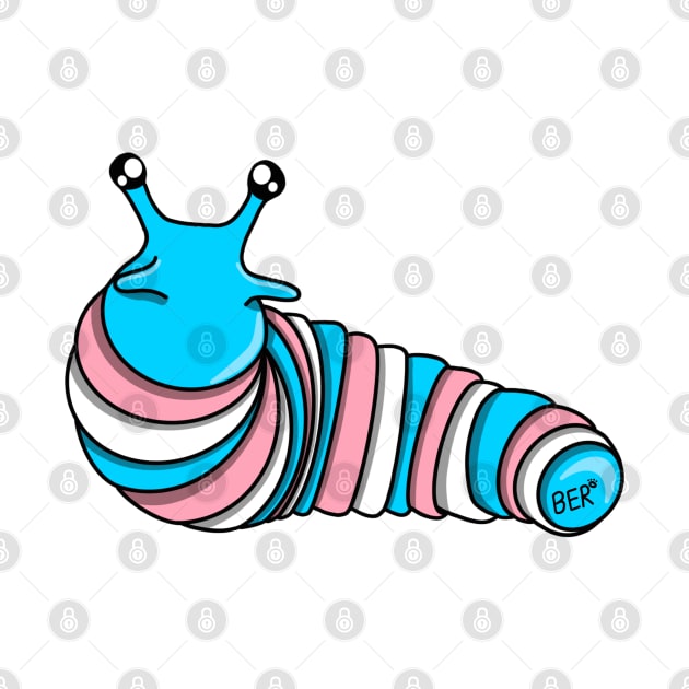 Transgender Pride Fidget Slug by SentABearToSpace 